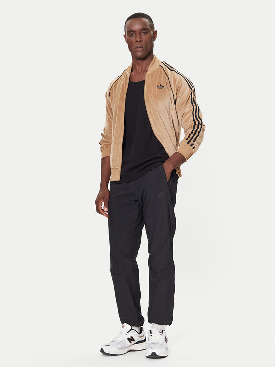 adidas adidas Pluus SST adicolor Velour JX1561 Beež Loose Fit