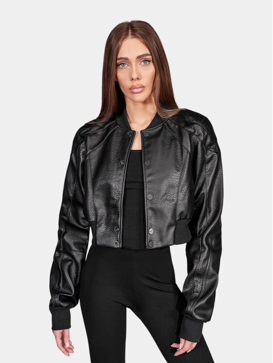 MADE BY SOCIETY MADE BY SOCIETY Kurtka anorak Rocca - J27980 Czarny Basic Fit