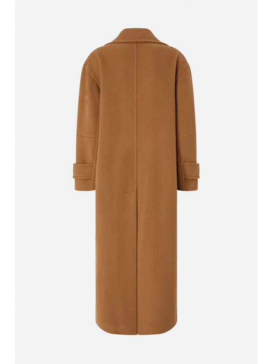 PINKO PINKO Cappotto di lana Camembert Marrone Regular Fit