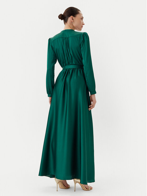 Rinascimento Rinascimento Večernja haljina CFC0123670003 Zelena Regular Fit