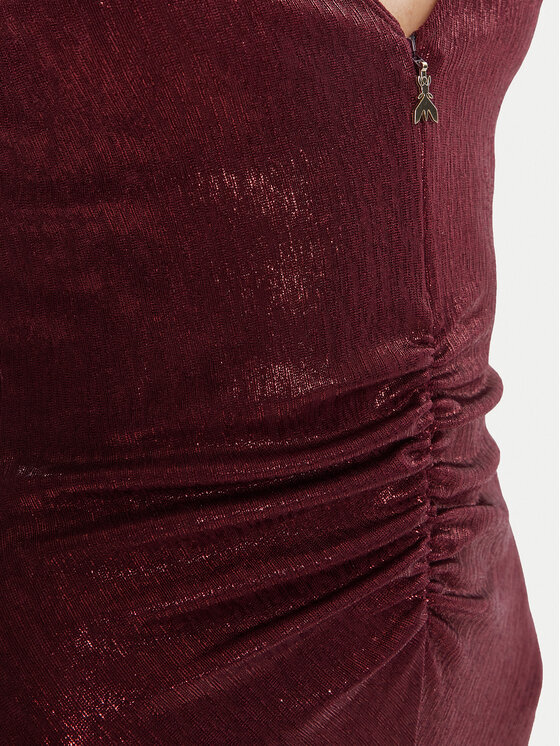Patrizia Pepe Patrizia Pepe Body 8M1735 J276 Bordowy Regular Fit