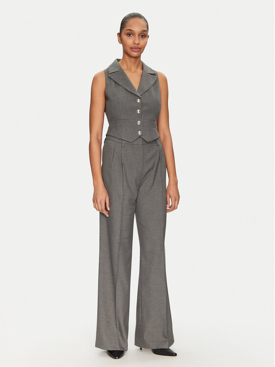 Morgan Morgan Gilet 251-CJANA.F Grigio Slim Fit