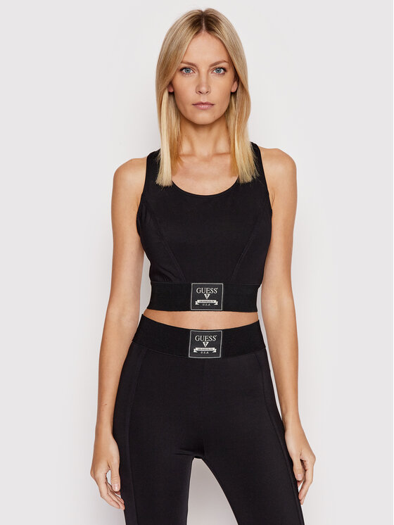 Top W2RP22 KAL10 Nero Slim Fit