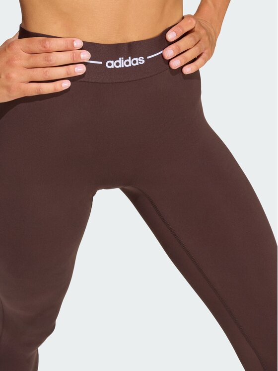 adidas adidas Legginsy 158862 Brązowy Fitted Fit
