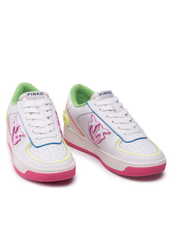 PINKO Pinko Superge Bondy 1 Basket Sneaker PE 22 BLKS1 1H2110 Y853 Bela
