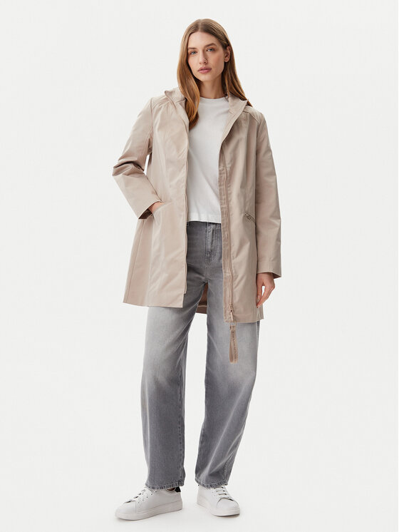 Olsen Olsen Regenjacke 15101425 Beige Regular Fit