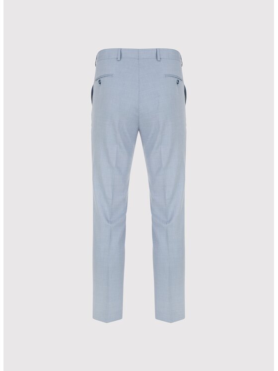Pako Lorente Pako Lorente Spodnie garniturowe P25SF-6G-020 Niebieski Slim Fit