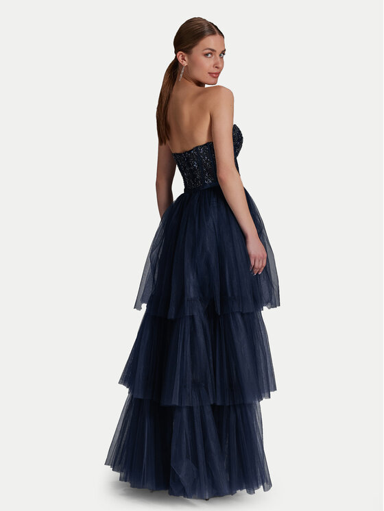 Hey Kyla Hey Kyla Rochie de seară 5AI073HK Bleumarin Regular Fit