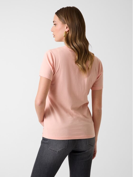 Guess Guess Тишърт 182375 Розов Classic Fit