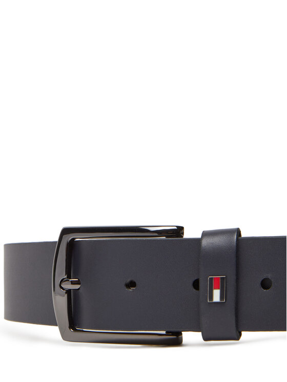 Tommy Hilfiger Tommy Hilfiger Pánský pásek Denton 3.5 Ext AM0AM13536 Tmavomodrá