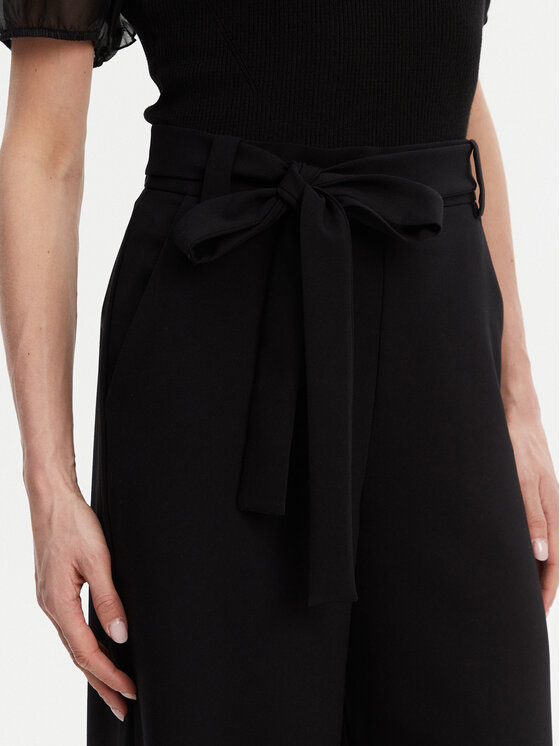 French Connection French Connection Παντελόνι Palazzo 74QZH Μαύρο Regular Fit