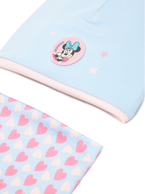 Mickey&Friends Mickey&Friends Set čepice a tunelová šála CEO-ACCCS-AW25-220DSTC Modrá