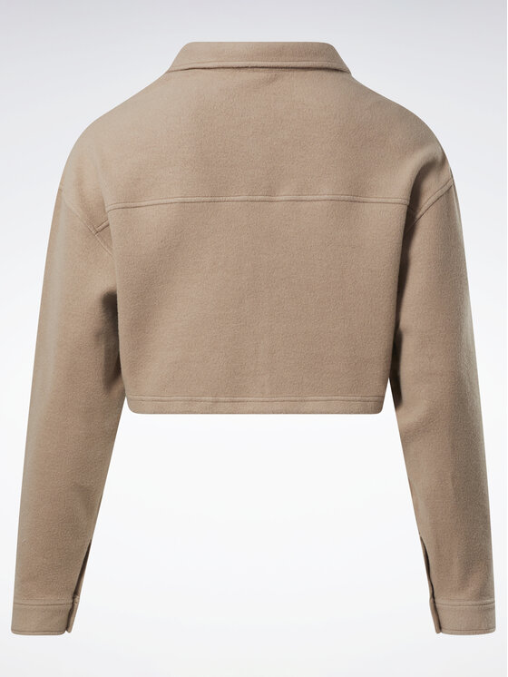 Reebok Reebok Sweatshirt Reebok Classics Reverse Fleece Layer (Plus Size) IB4449 Braun