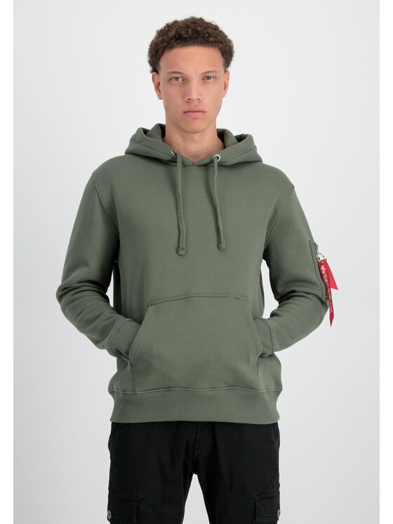 Alpha Industries Alpha Industries Bluza Air Force Hoodie Zielony Regular Fit