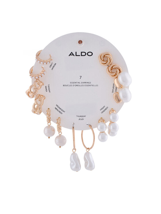 Aldo Aldo Komplekti kuulub 7 paari rõngaid Sevenlooks 14088487 Kuldne