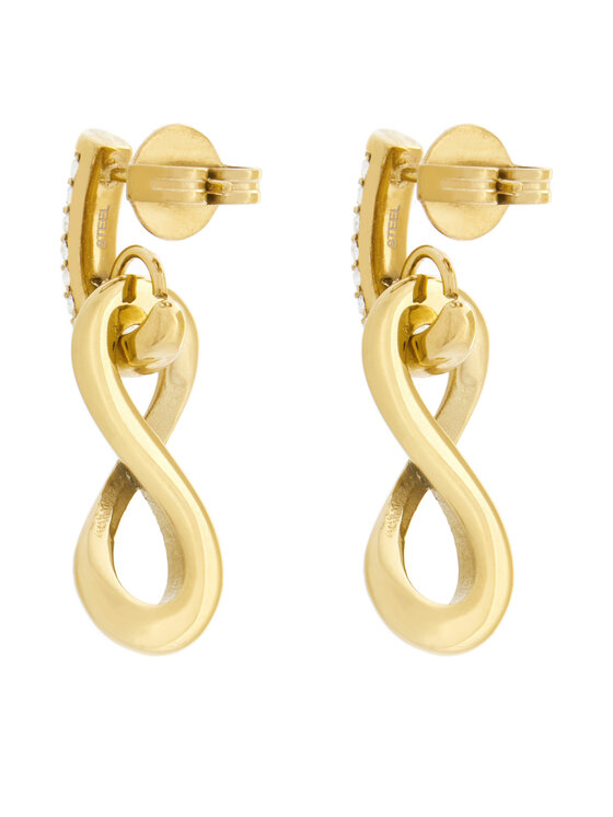 Guess Guess Обици JUBE05 051JW Златист