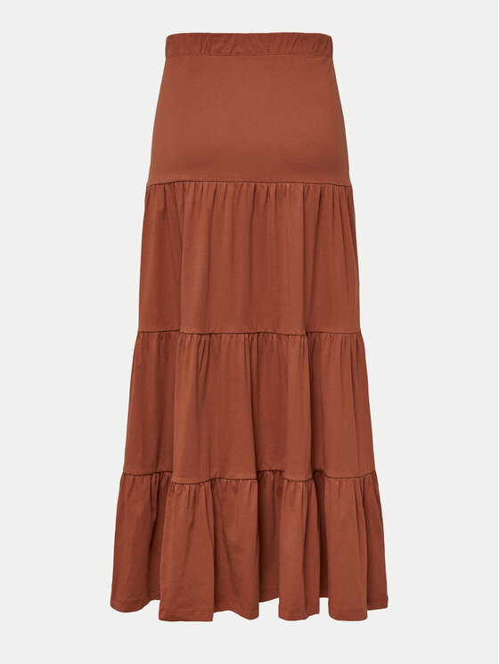 ONLY ONLY Φούστα σε γραμμή Α May 15226994 Καφέ Regular Fit