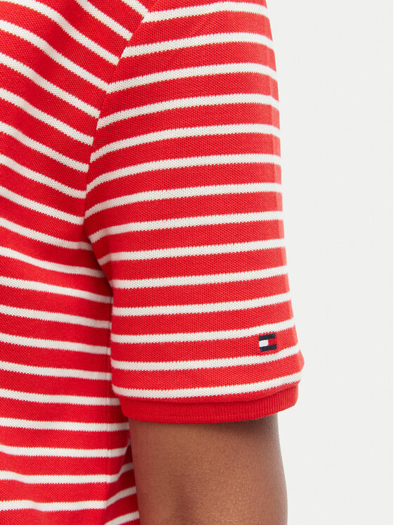 Tommy Hilfiger Tommy Hilfiger Polokošile WW0WW48720 Červená Relaxed Fit