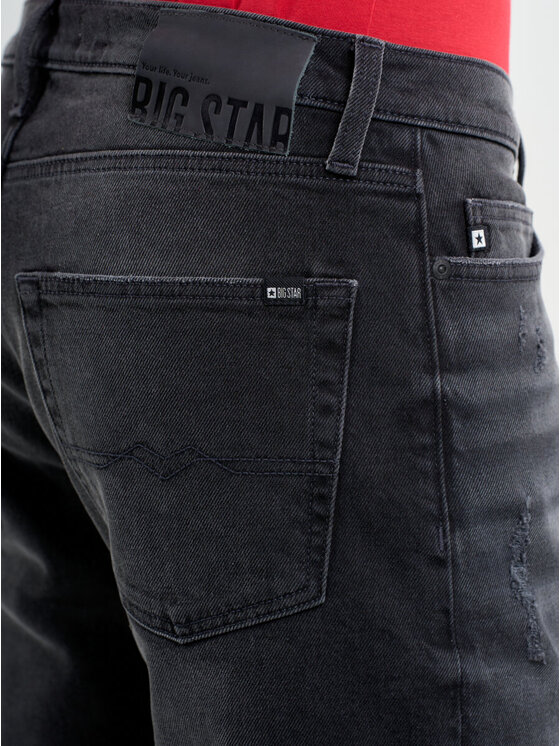 BIG STAR BIG STAR Jeansy COLT_903_190 Czarny Straight Fit