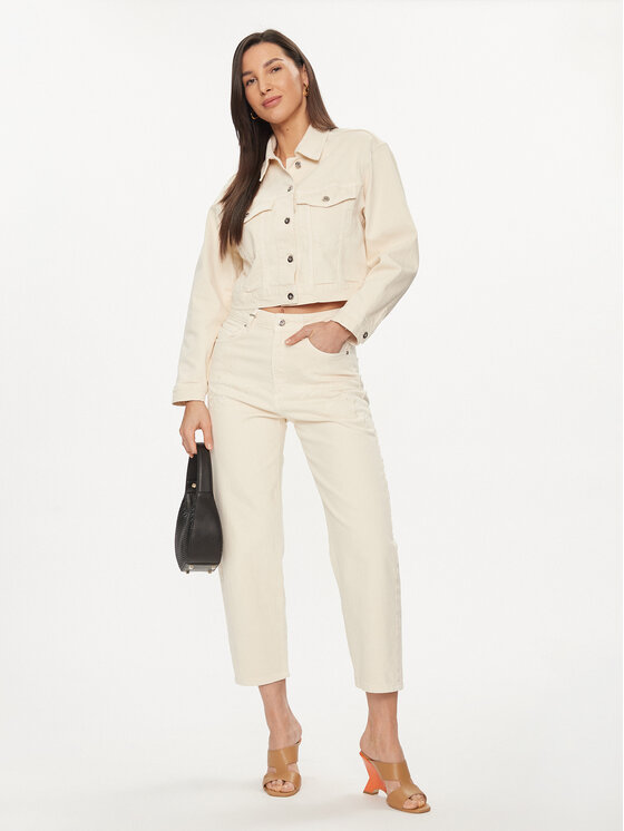 United Colors Of Benetton United Colors Of Benetton Traper jakna 25Z2DN05C Écru Regular Fit