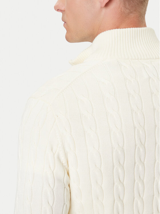 Gant Gant Pullover 8050603 Écru Regular Fit