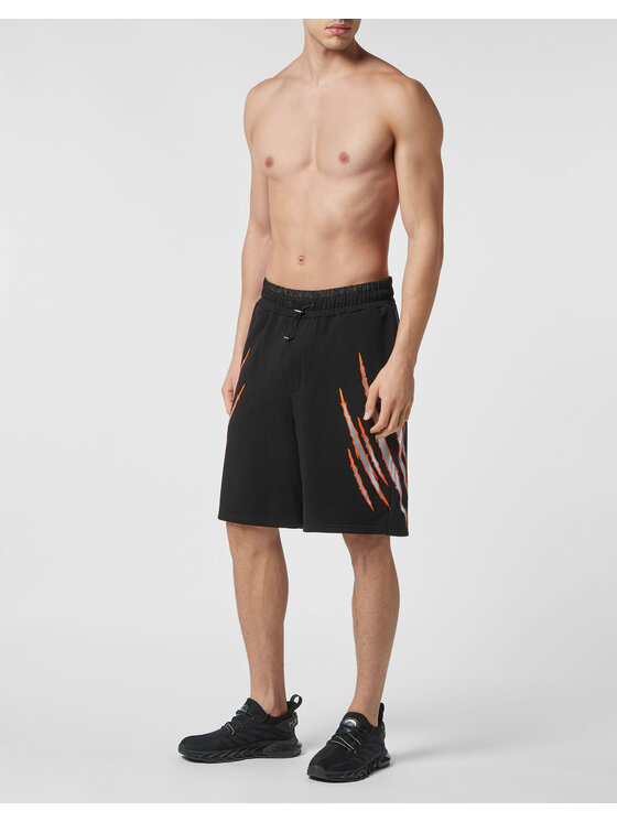Plein Sport Plein Sport Pantaloncini 5515 Nero Jogger Fit