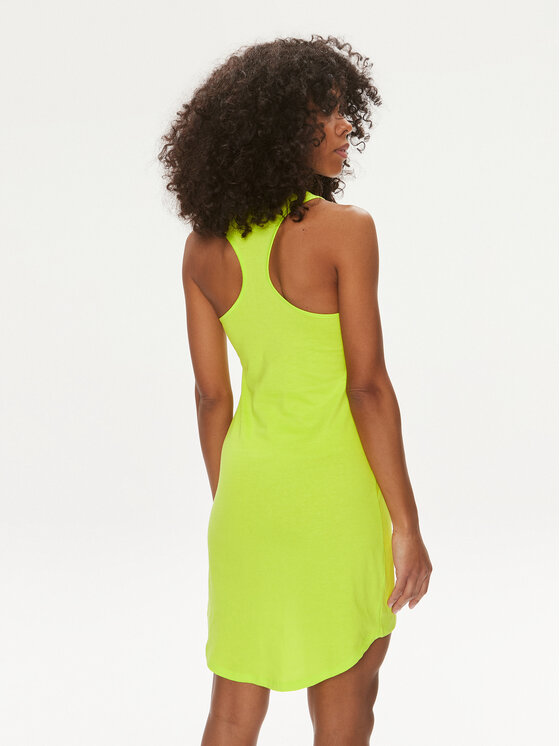 Guess Guess Rochie de vară E3GP03 JA914 Verde Regular Fit