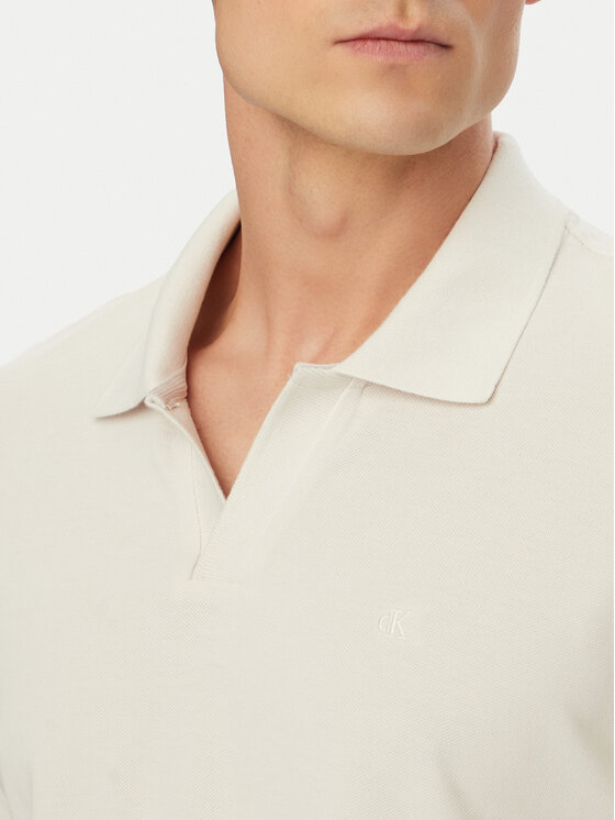Calvin Klein Jeans Calvin Klein Jeans Polo LV04RF215G Kremowy Regular Fit