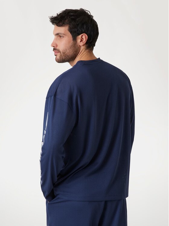 Guess Guess T-Shirt 174611 Modrá Classic Fit