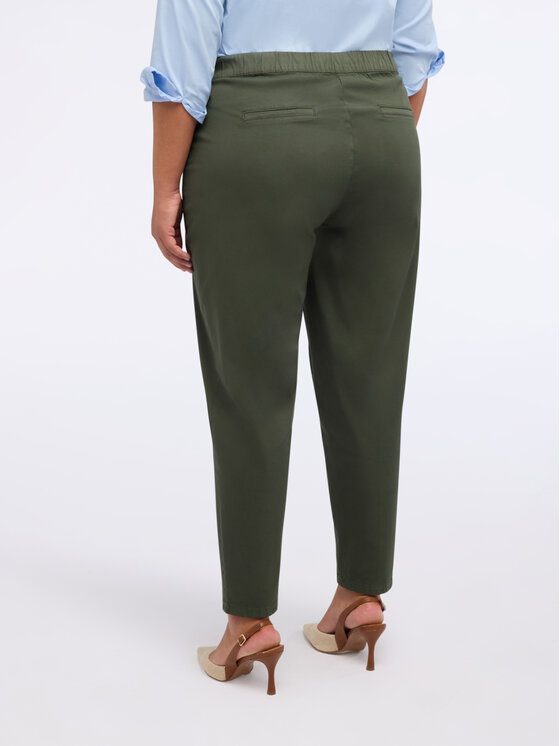 Fiorella Rubino Fiorella Rubino Pantaloni di tessuto P727T004984N035 Verde Regular Fit