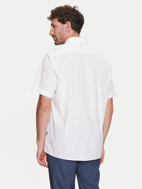 Bugatti Bugatti Camicia 9450 58334A Bianco Modern Fit