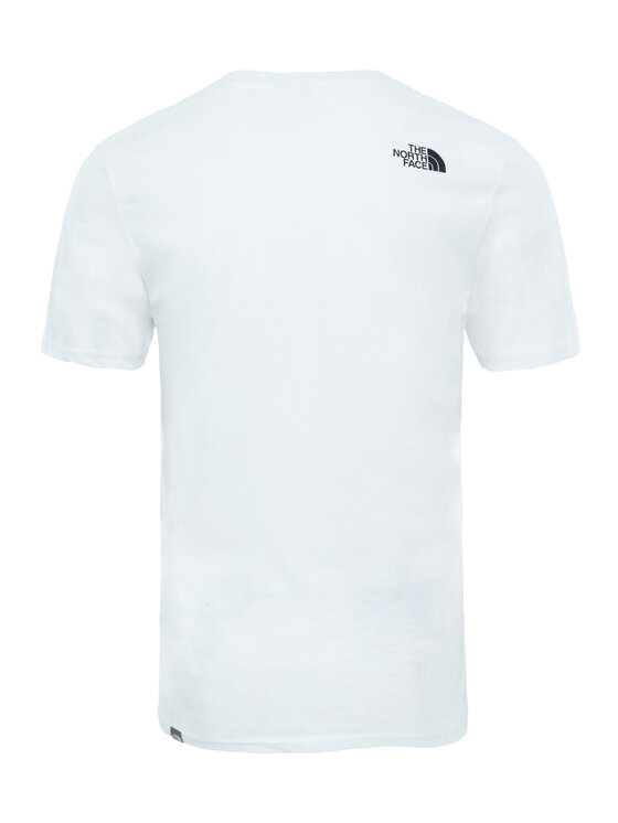 The North Face The North Face Тишърт Easy NF0A2TX3 Бял Regular Fit