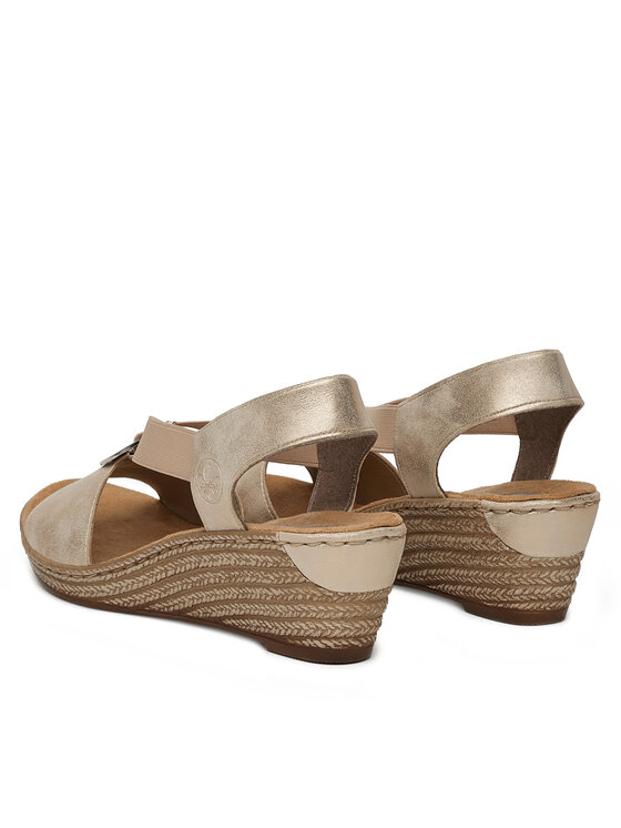 Rieker Rieker Sandalen 624H6-60 Beige