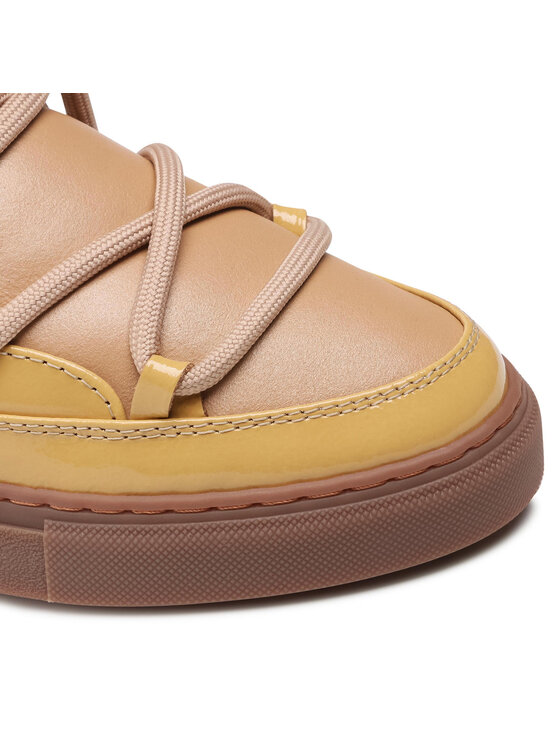 Inuikii Inuikii Stivali da neve Gloss Wedge 70203-006 Beige