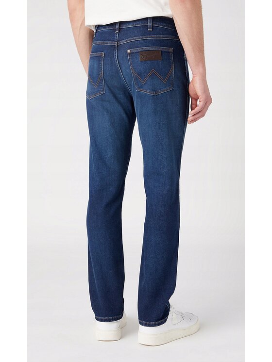Wrangler Wrangler Jeansy Larston Niebieski Slim Fit