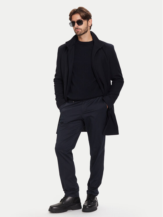 Bugatti Bugatti Kevad-sügis mantel 821429-84220 Tumesinine Regular Fit