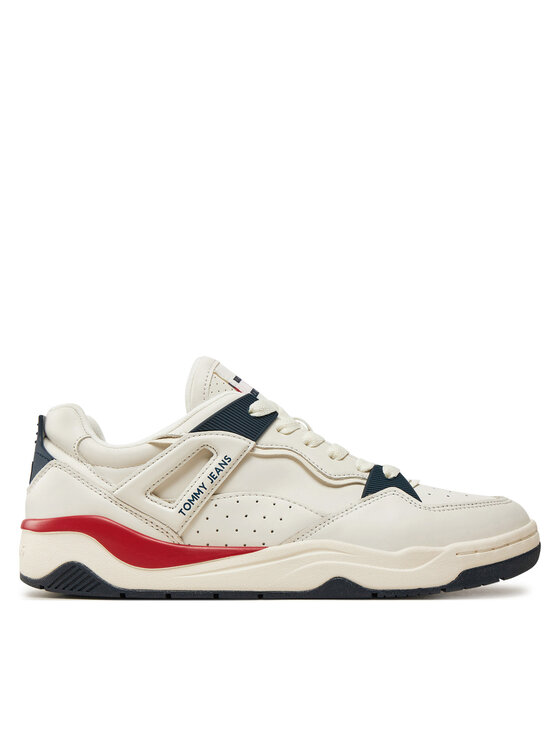 Tommy Jeans Snīkeri Tjm Ultra Basket Sneaker EM0EM01493 Balts