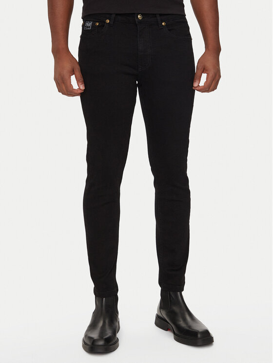 Versace Jeans Couture Džínsy 77GAB5K0 CDW00 Čierna Skinny Fit