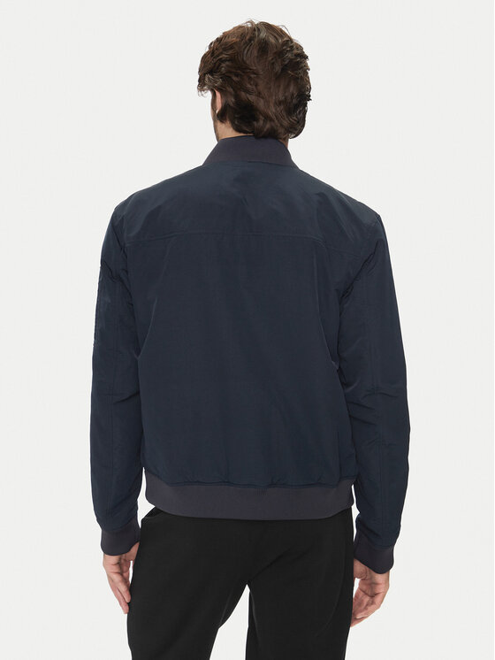 BOSS Boss Bomber striukė H-Comber 50519981 Tamsiai mėlyna Regular Fit