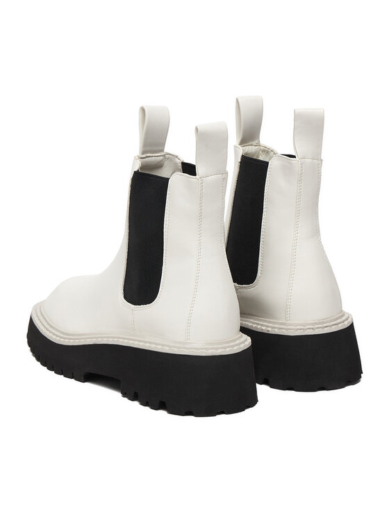 DeeZee DeeZee Боти тип челси 88167 1-WHITE PU Бял