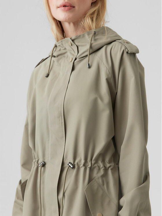 Vero Moda Vero Moda Parka Pernille Alison 10282329 Zielony Regular Fit
