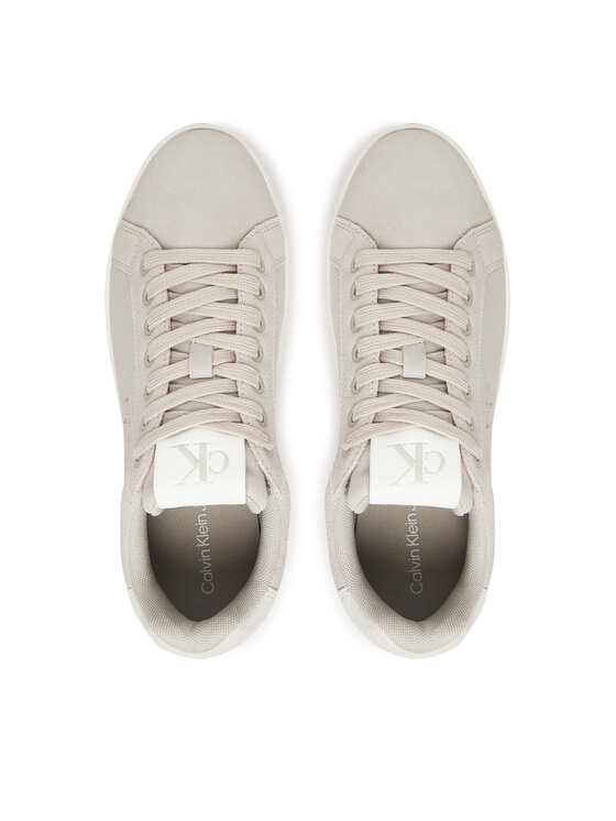 Calvin Klein Jeans Calvin Klein Jeans Sneakersy Bold Flatf Low Lace Mg Sd YW0YW01839 Sivá