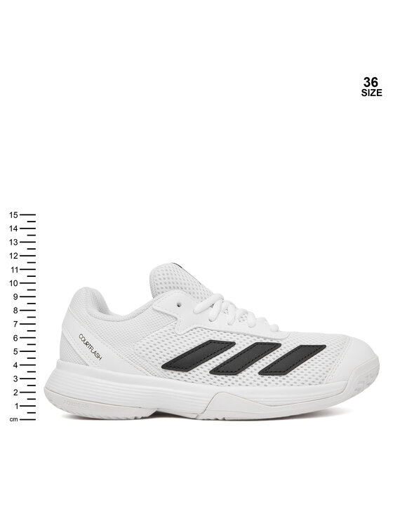 adidas adidas Buty do tenisa Courtflash Tennis Shoes Kids KK3865 Biały
