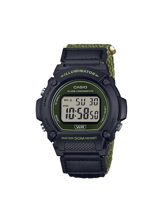 Férfi Karóra Casio, Fekete, W-219HB-3AVEF
