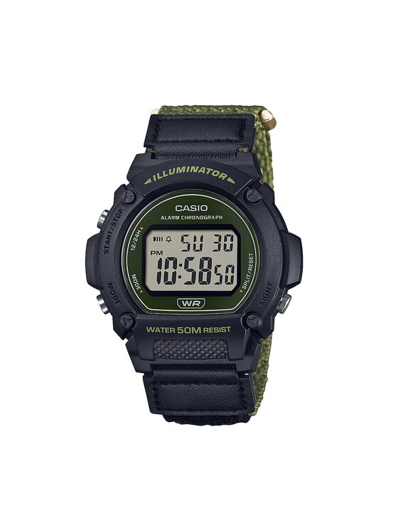 Casio Pulkstenis W-219HB-3AVEF Melns