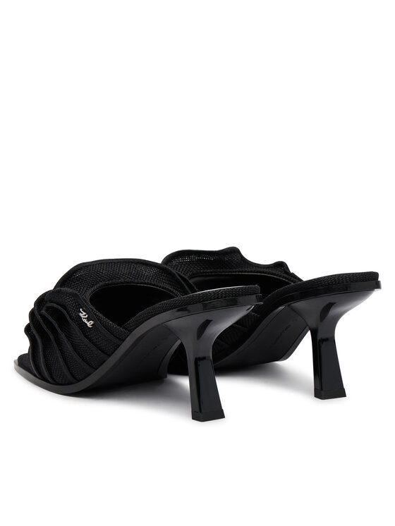 KARL LAGERFELD KARL LAGERFELD Klapki Karmel KL33604 Czarny