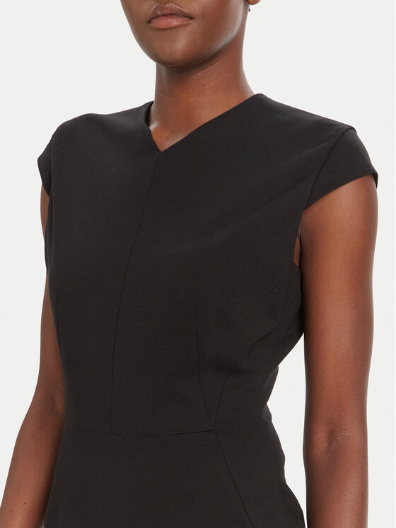 BOSS BOSS Kokteiļkleita Dulisa 50541987 Melns Slim Fit
