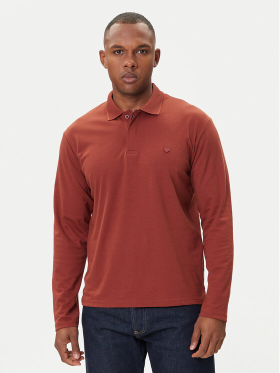 Jack&Jones Jack&Jones Polo Crodney 12259645 Smeđa Regular Fit