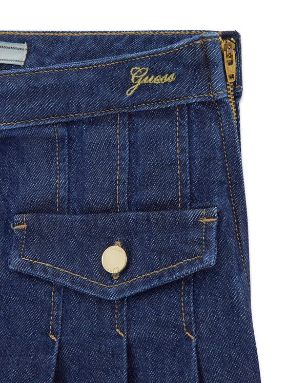 Guess Guess Džínová sukně J6GD33 D8260 Modrá Regular Fit