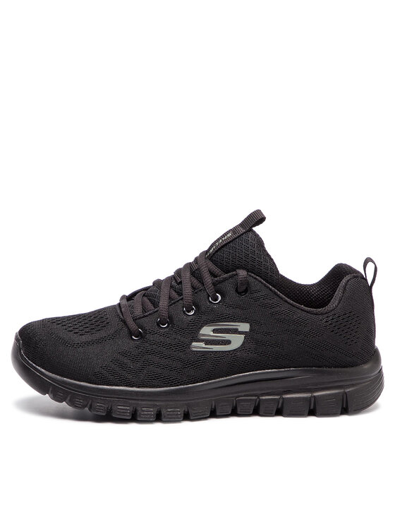 Skechers Skechers Sneakersy Get Connected 12615/BBK Czarny